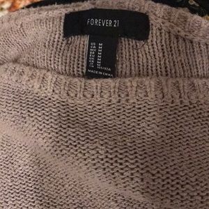 Comfy tan sweater. Are you ready for Fall?